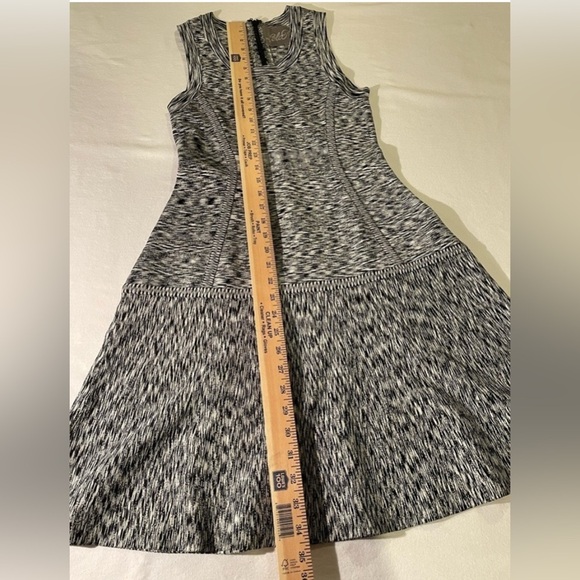 Lela Rose Black and White Patterned Dress - Picture 13 of 16